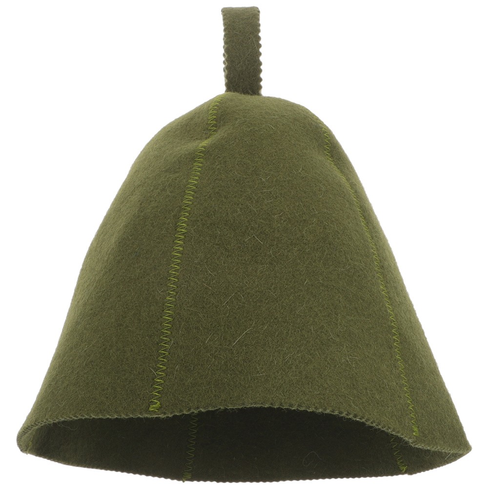 Wool Sauna Hat Fashion Hat for Sauna Water Absorption Sauna Hat Portable Supple