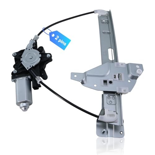 Rear Left Power Window Regulator with Motor for 2006-2013 Chevy Impala, 2014