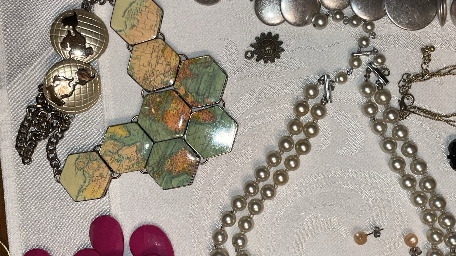 Huge Estate Jewelry Lot 83 Enamel, Alpaca, All Wearable, Marked Joan Rivers Iman