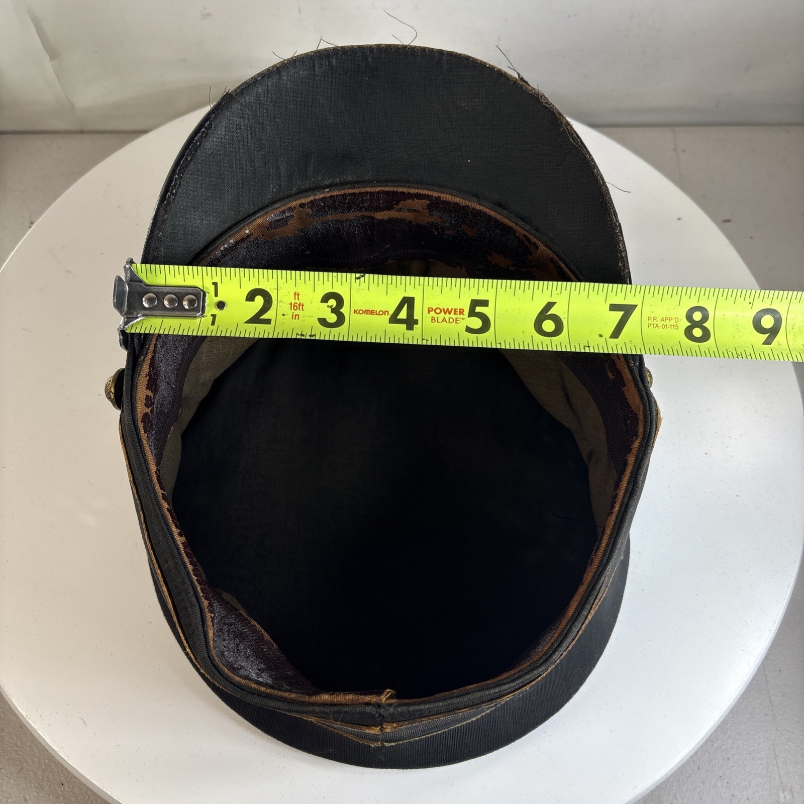 rare Civil War Veterans Kepi Hat Cap GAR Insignia Vintage Military 4C50