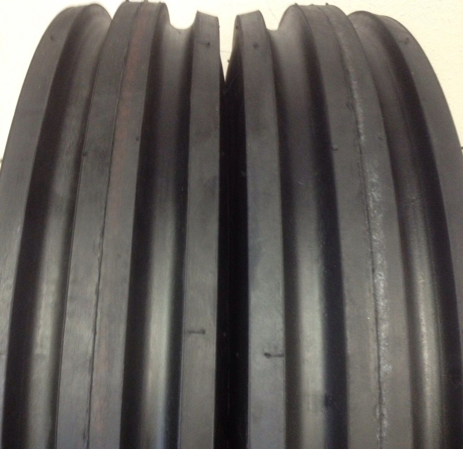 TWO New 5.50-16 Tri-Rib 3 Rib Front Tractor Tires & Tubes Heavy Duty 5.50x16