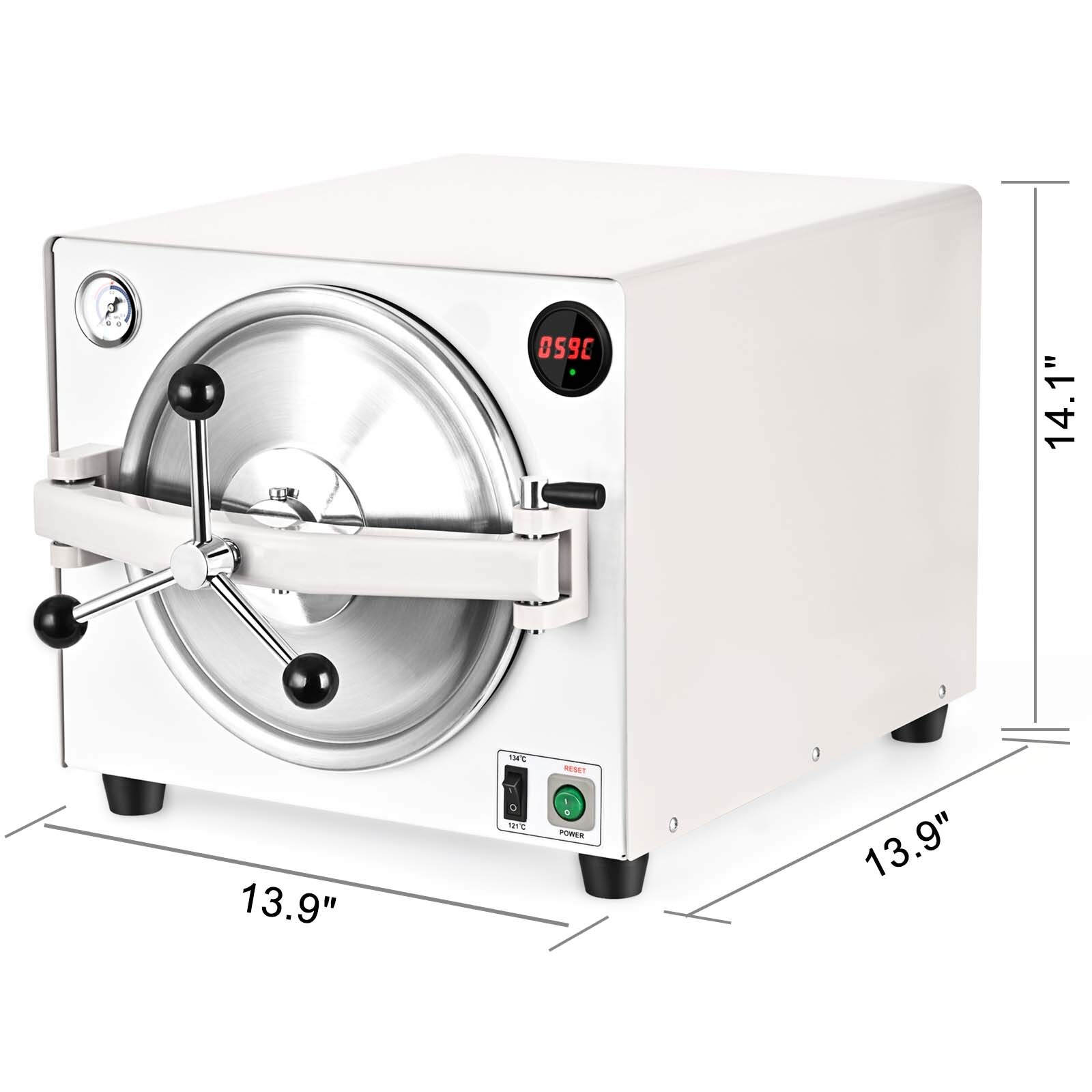 18L Automatically Dental Medical Autoclave Sterilizer Vacuum Steam Sterilization