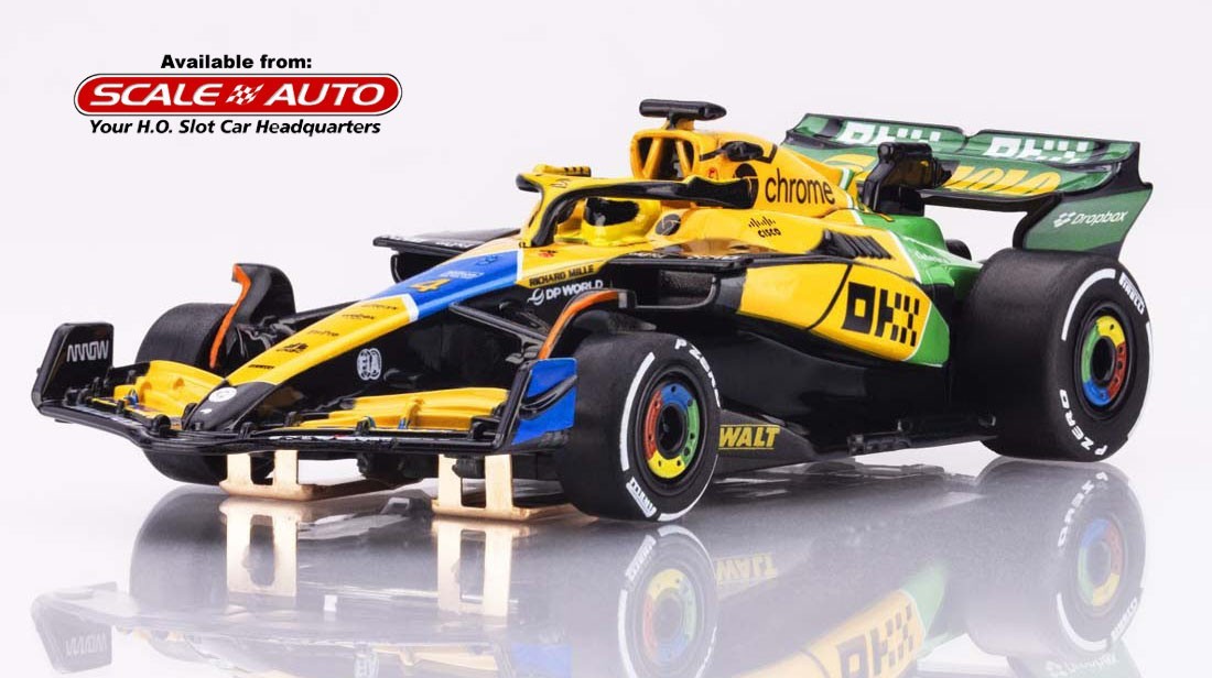 AFX Mega G+ McLaren F1 MCL38 #4 Senna Monaco HO Slot Car #22120 FREE SHIPPING!!