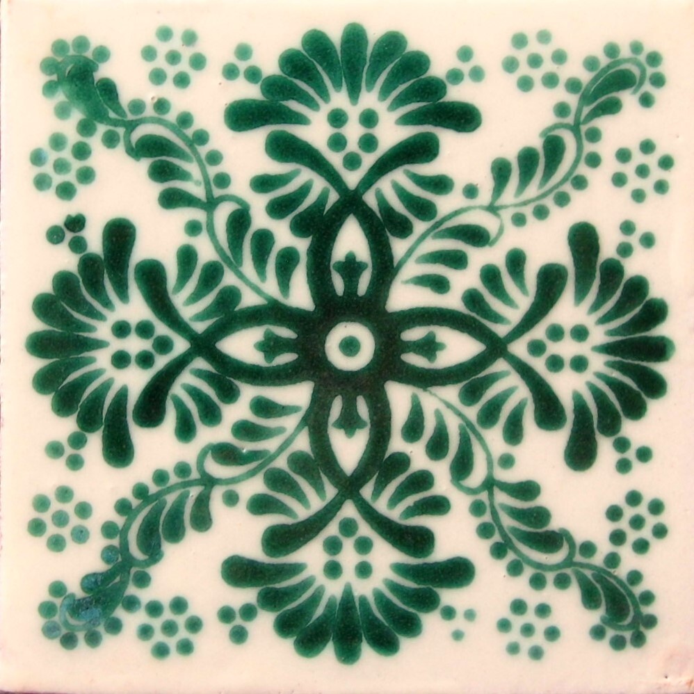 DESIGN C#040 MEXICAN HANDMADE TILE, GET AS MANY YOU NEED !!