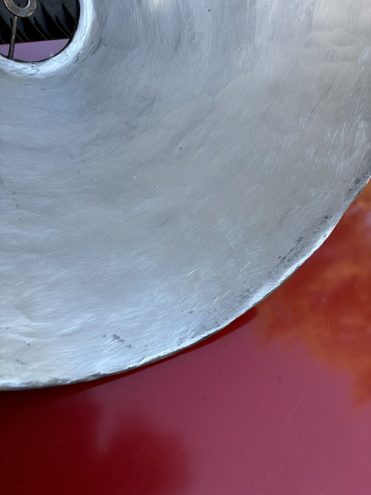 Rare UNIQUE Vintage Ceramic Clay ceramic Lamp Shade Heavy Brown Pottery Tribal