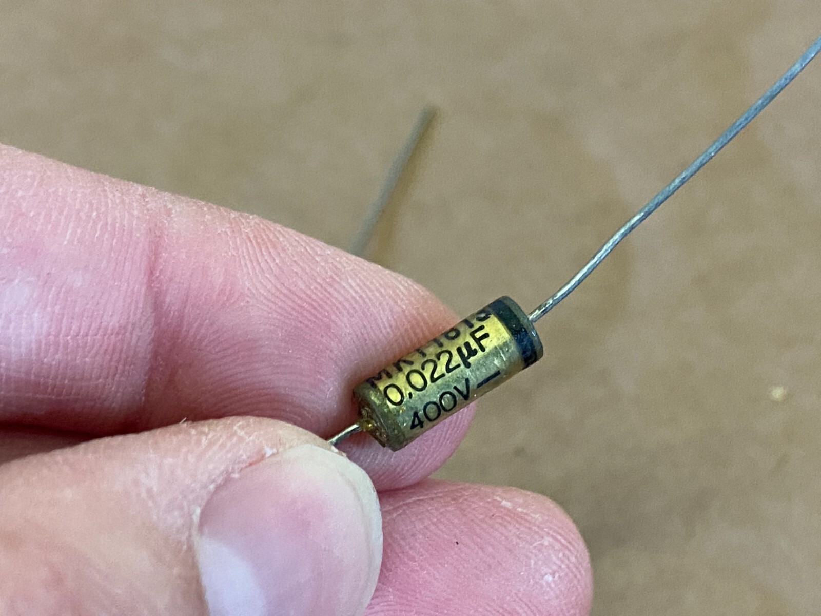 2 NOS Vintage Ero .022 uf 400v Capacitors Guitar Amp Tone Caps TEST GREAT (Qty)