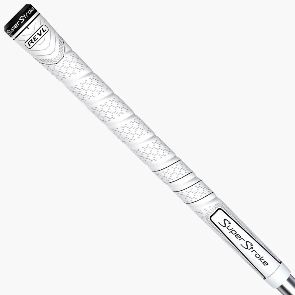 SuperStroke REVL Comfort Golf Club Grips White Genesis Wrap Design New