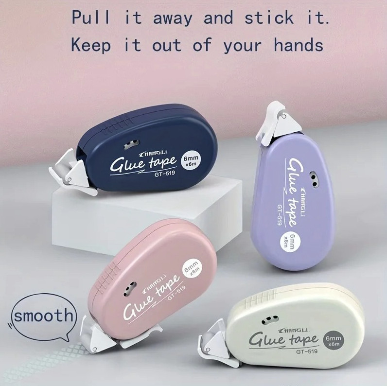 4pcs Double Sided Adhesive Dots Glue Tape for Crafts Scrapbooking - NEW