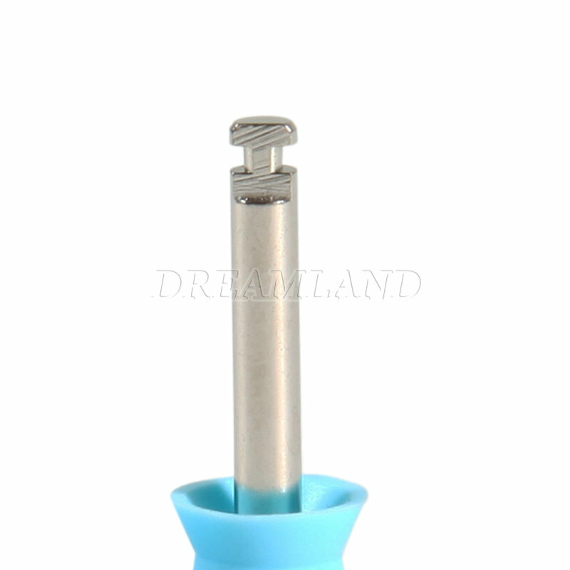 100 pcs Dental Polishing Polish Prophy Cups Latch Type Brushes Polisher cup Blue