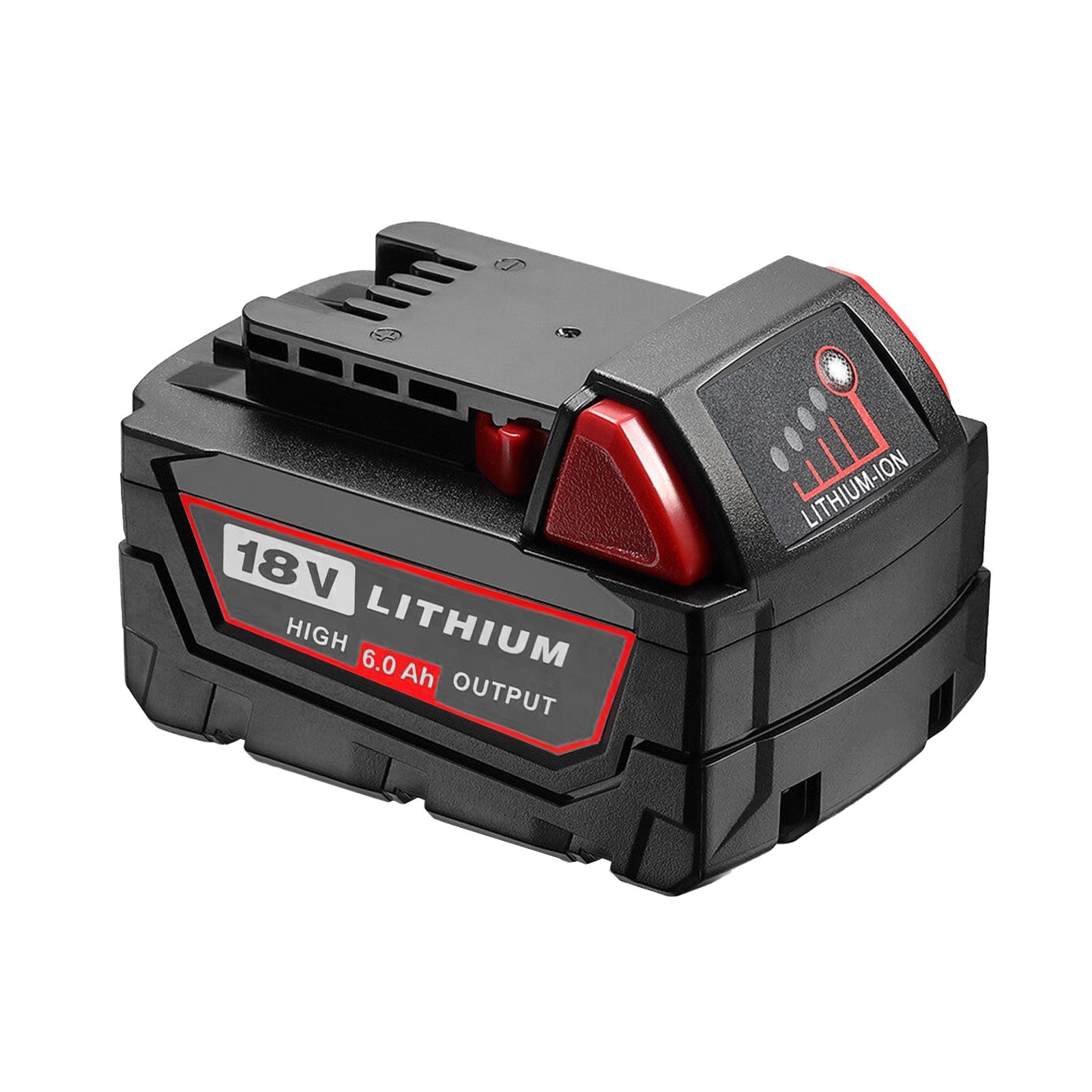 2-PACK 18V 6.0AH For Milwaukee for M18 18V Extended Capacity Battery 48-11-1840
