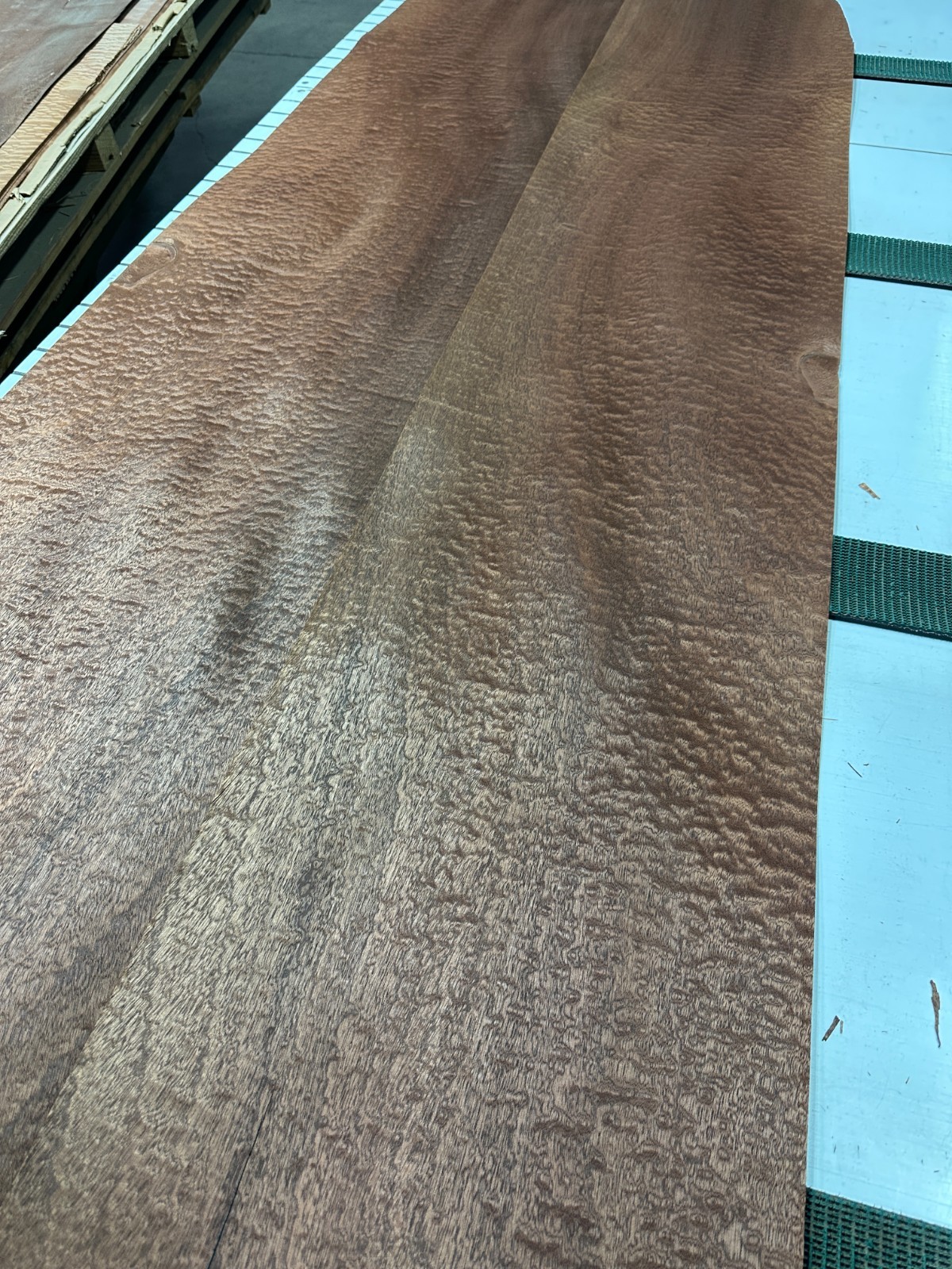 Sapele Raw Wood Veneer 86'' x 16'' 2 sheets 1118G