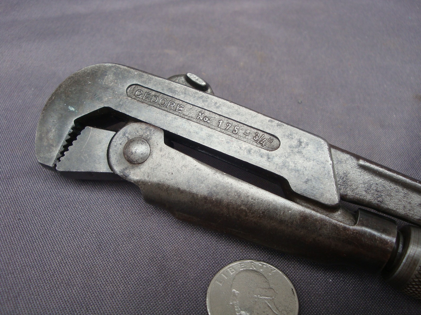 Vintage Gedore Germany No.175 Swedish Pipe Spanner Wrench