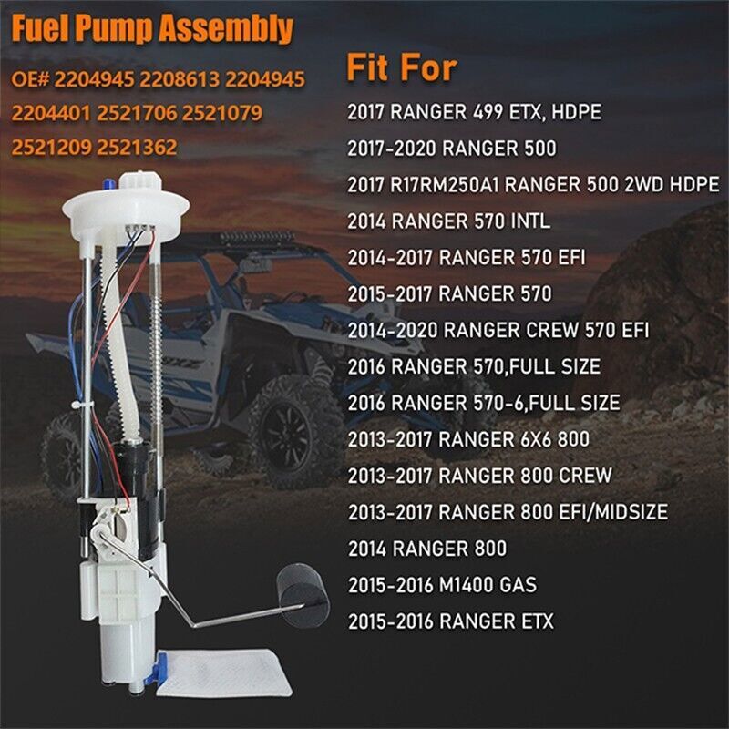 2208613 2204945 Fuel Pump Assembly for Polaris Ranger 500 570 800 2013 2014 2020