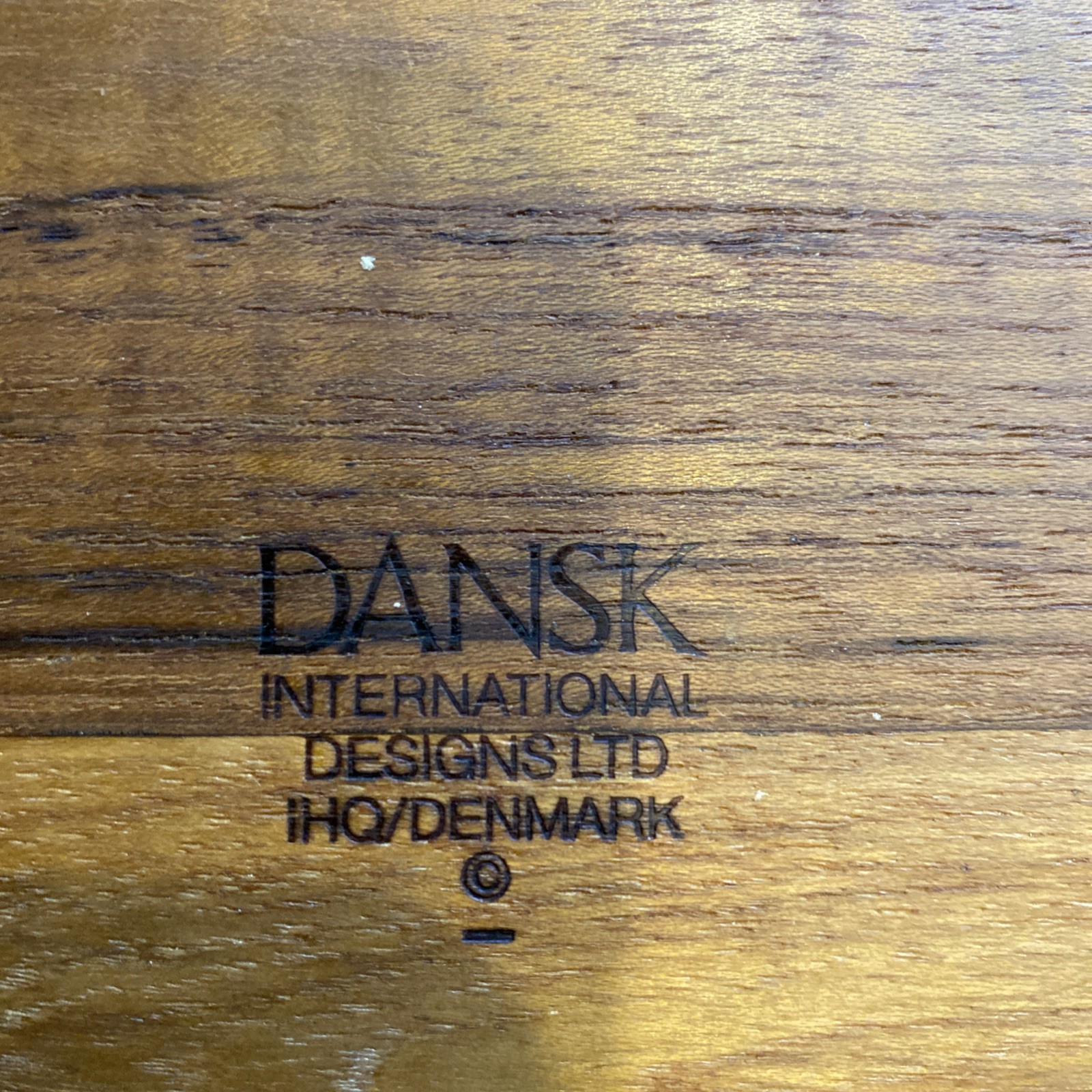 Vintage Dansk Jens Quistgaard rectangular Teak Cutting Board Denmark 17x11 HTF