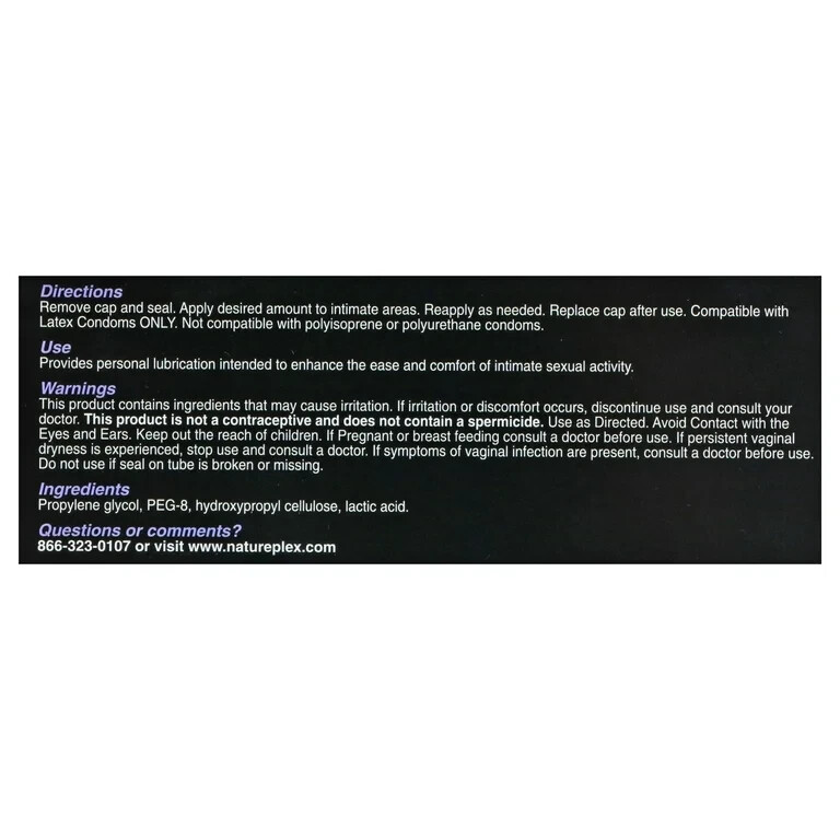 Natureplex Warm Touch Warming Jelly - 2oz Tube Personal Lubricant - RARE