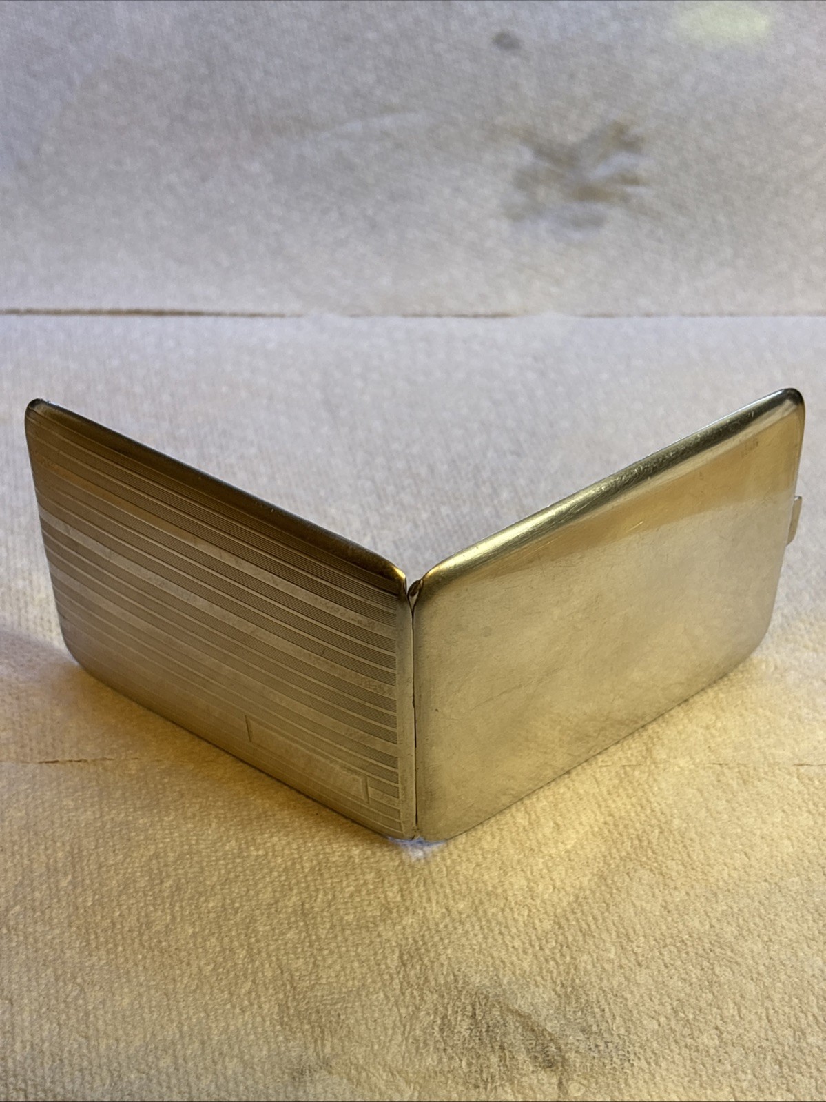 Vintage Elgin Cigarette Case Sterling Silver Not Engraved Springs Are Good USA.