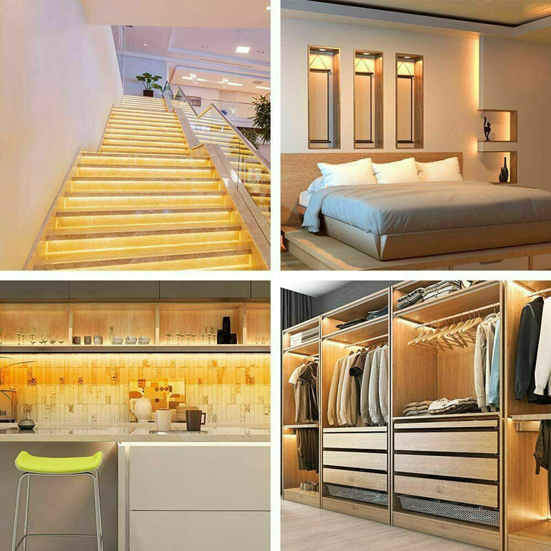 110V 5050 LED Strip Light Flexible Tape Lighting Rope Home Outdoor With US Plug