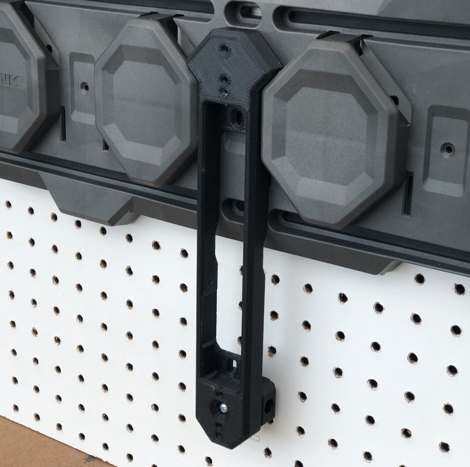 Large Ryobi Charger Holder for Ryobi Link Wall Rail garage organizer