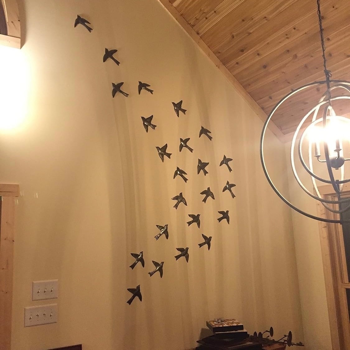 Birds, Metal Wall Decor set of 5, Recycled, Haiti Fair Trade Project