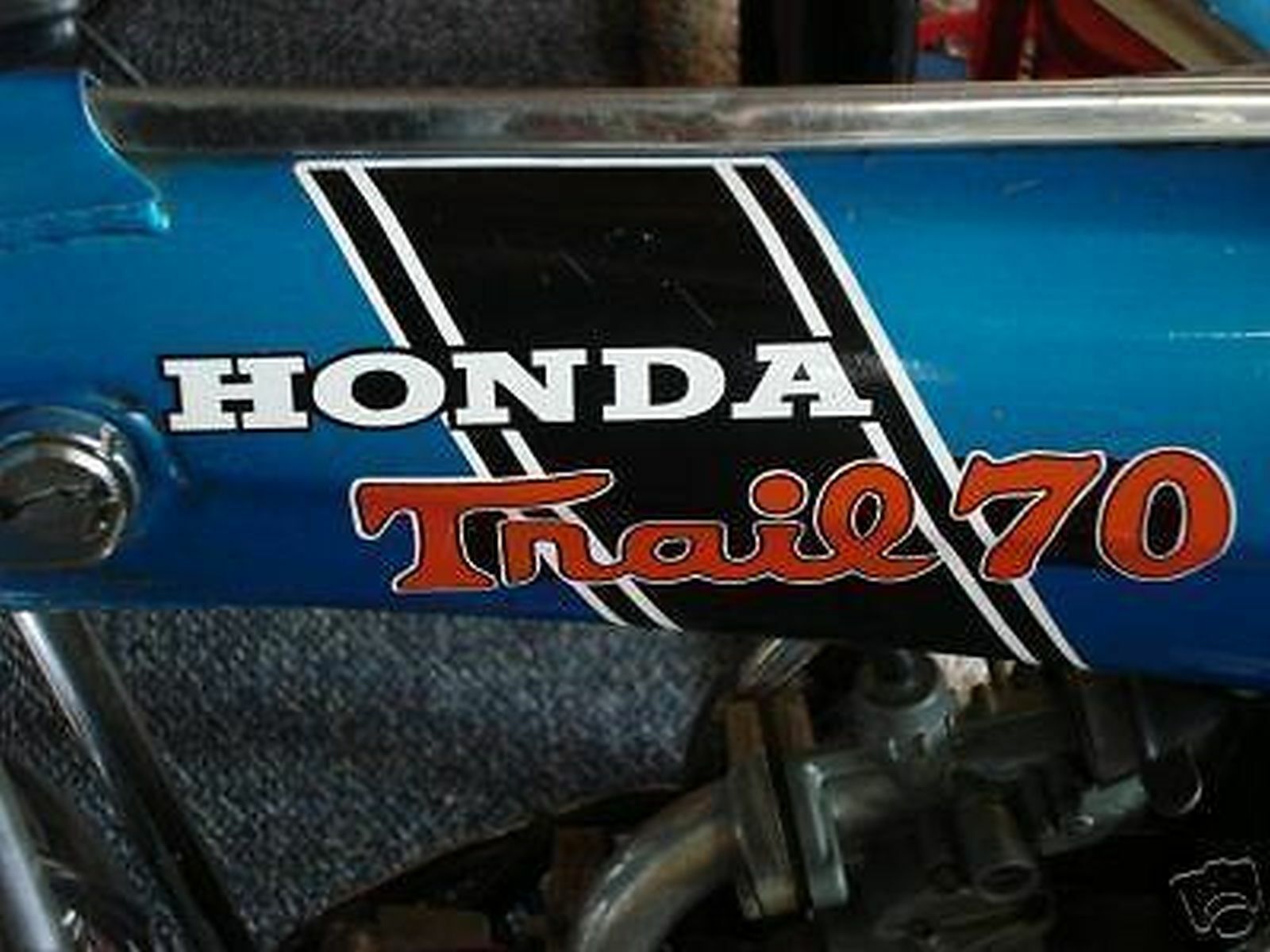 CT70H Trail CT70H KO Frame Decal Complete Set "Trail 70"