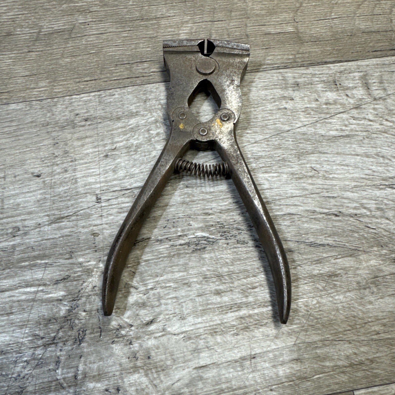 Vtg LS Starrett Co. No. 1 - 7in. Adjustable Nippers Machinist Piano Wire Cutters