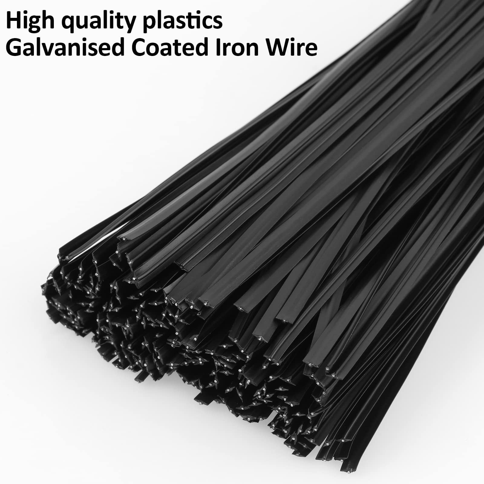 800 Pcs Plastic 4" Twist Ties for Bags, Bread, Household & Office Use