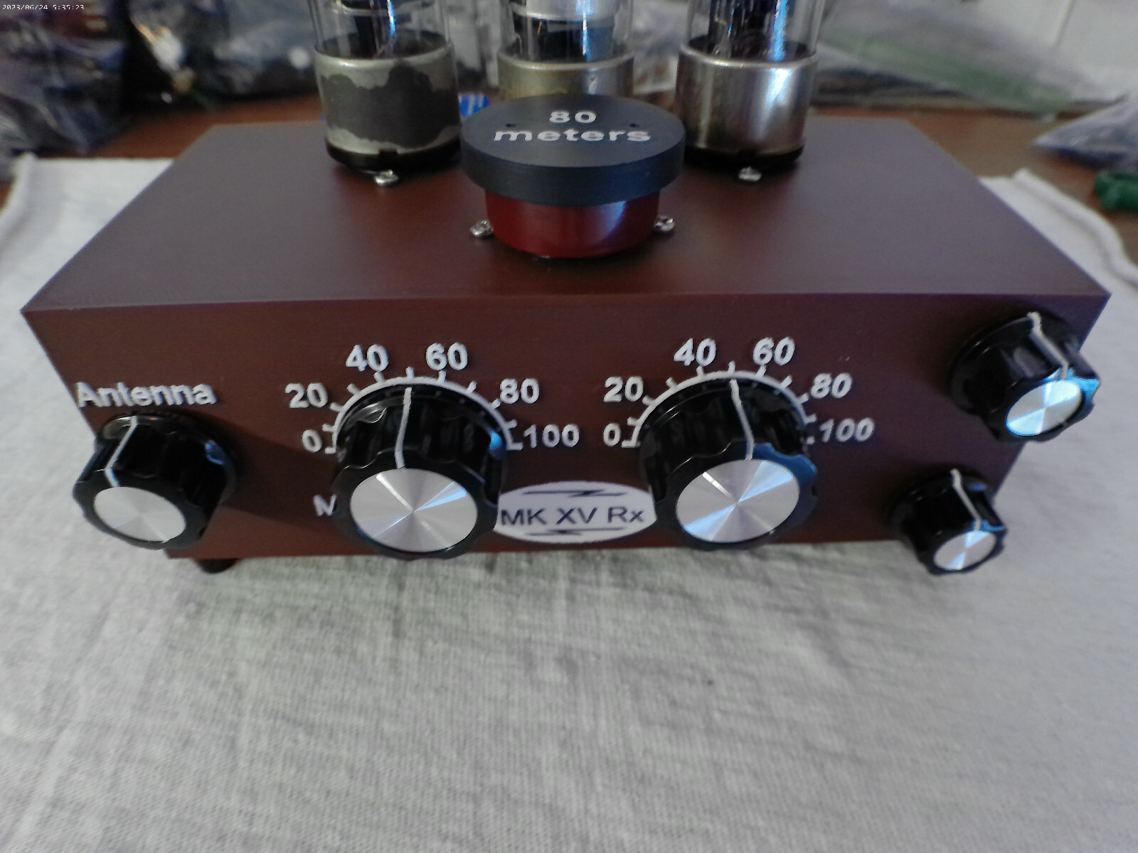 SCHEMATIC ONLY British Mark XV Spy Radio 1943 (AM Band to 13.5 MHZ)