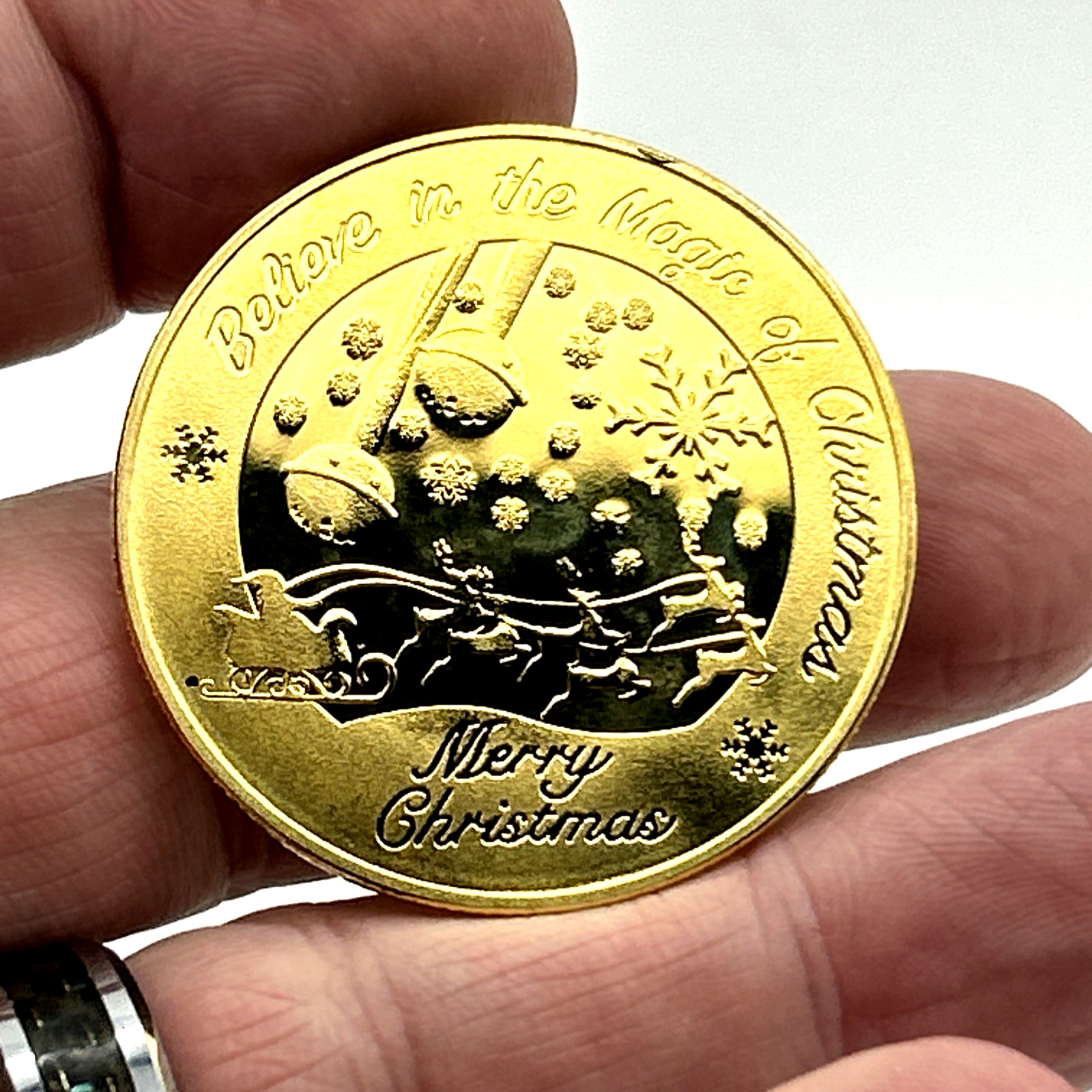 *SANTA CLAUS* North Pole Christmas Wishing Coins for Adults & Children