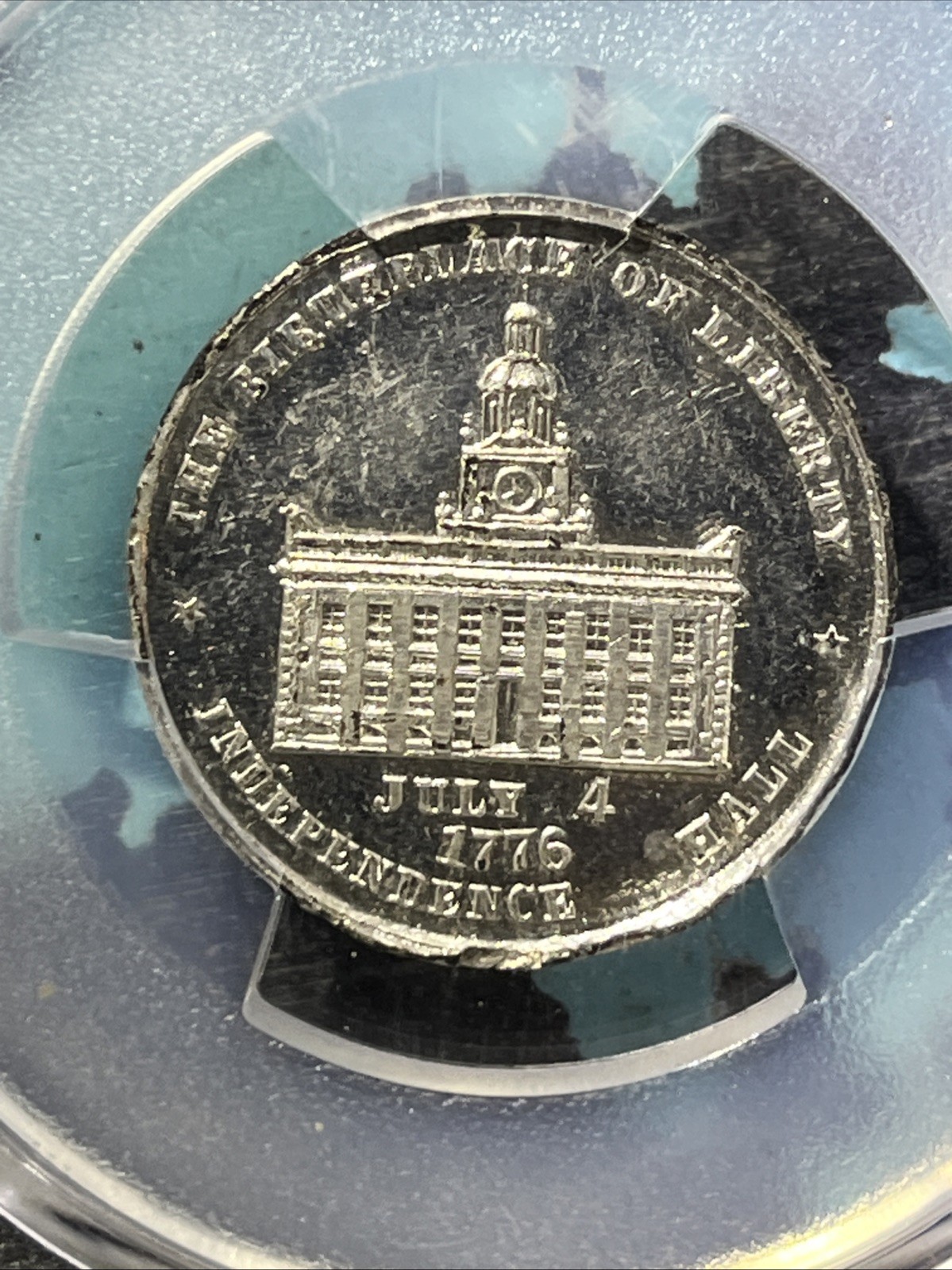 1876 Philadelphia PA Merchant Token Wm. Burwell & Co. Pa-Ph-856 MS63 PCGS