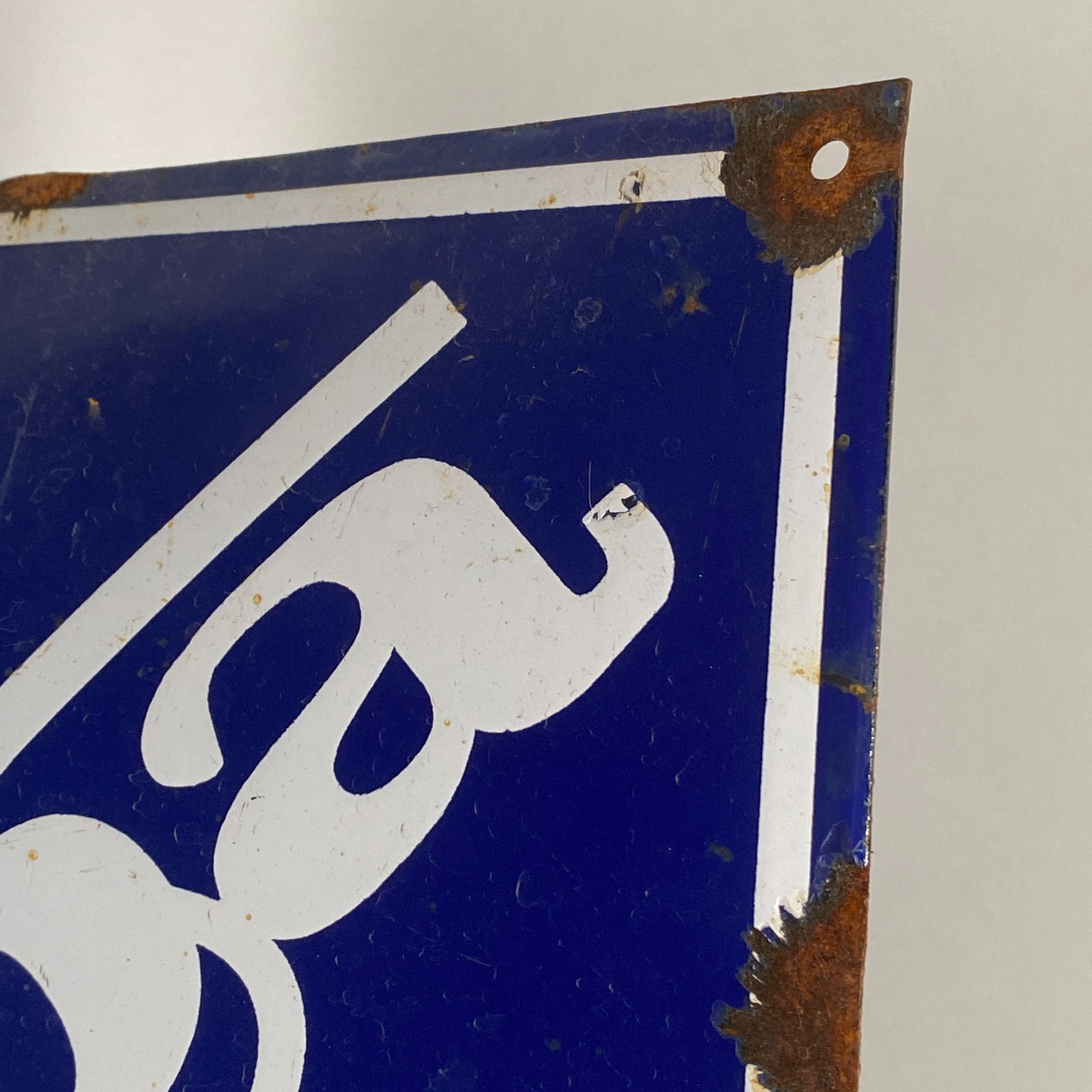 Piaggio Vespa Enamel Sign - 60x35cm (23.6x13.8") - Retro Service Vintage Signage