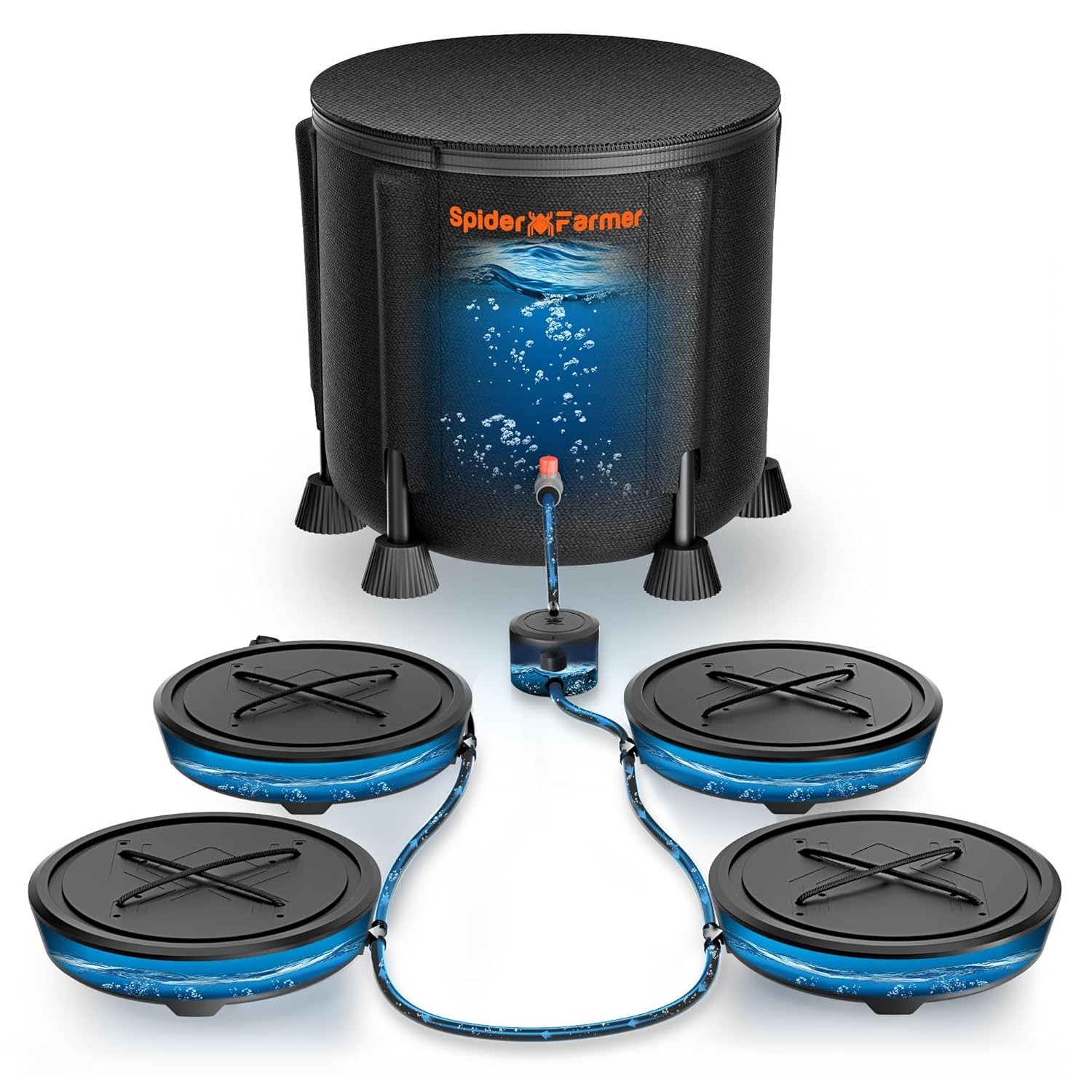 Spider Farmer 4 Pack Self-watering System Kits For Use In Indoor Grow Tents