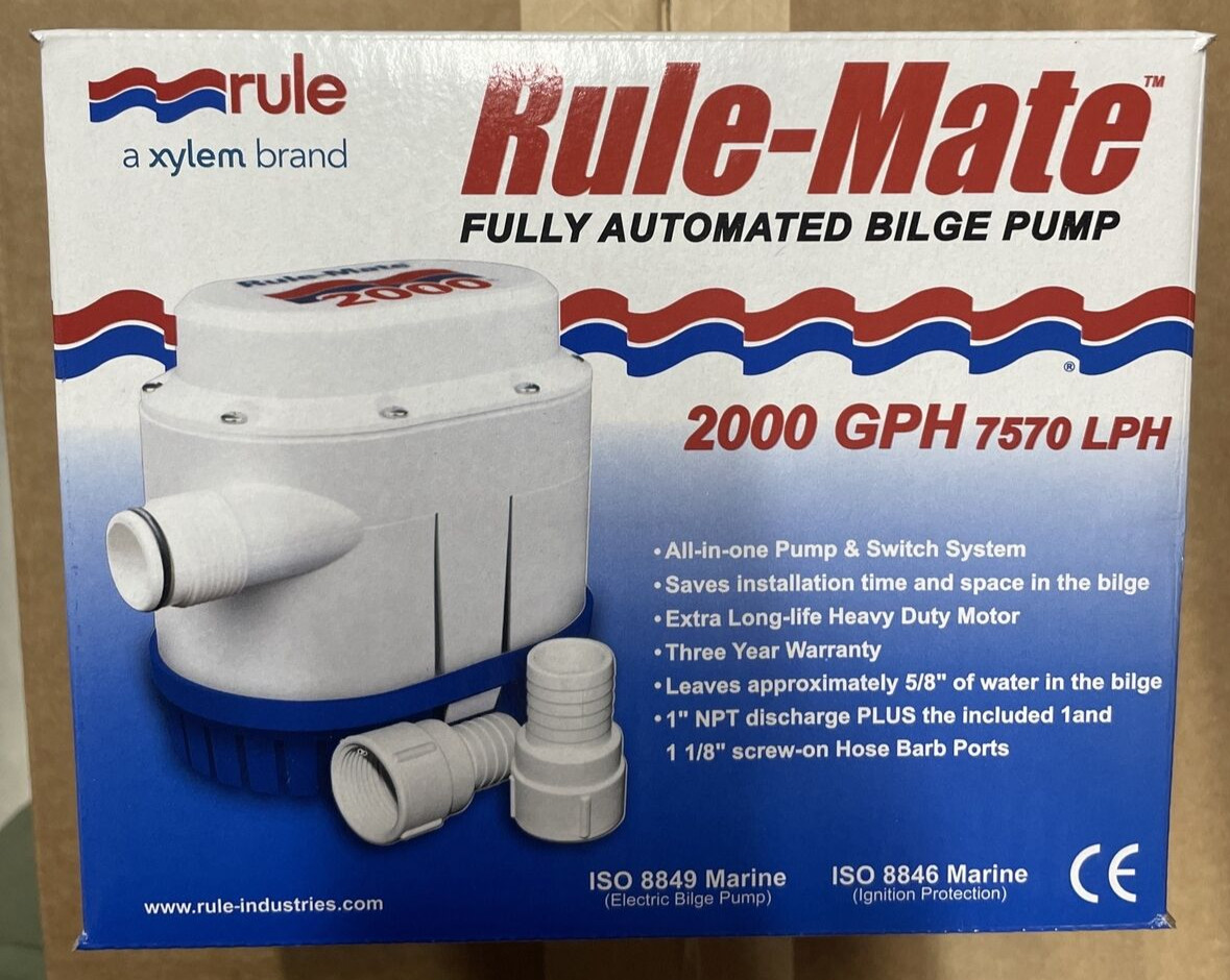 Rule Rule-Mate® 2000 GPH Fully Automated Bilge Pump - 12V RM2000A