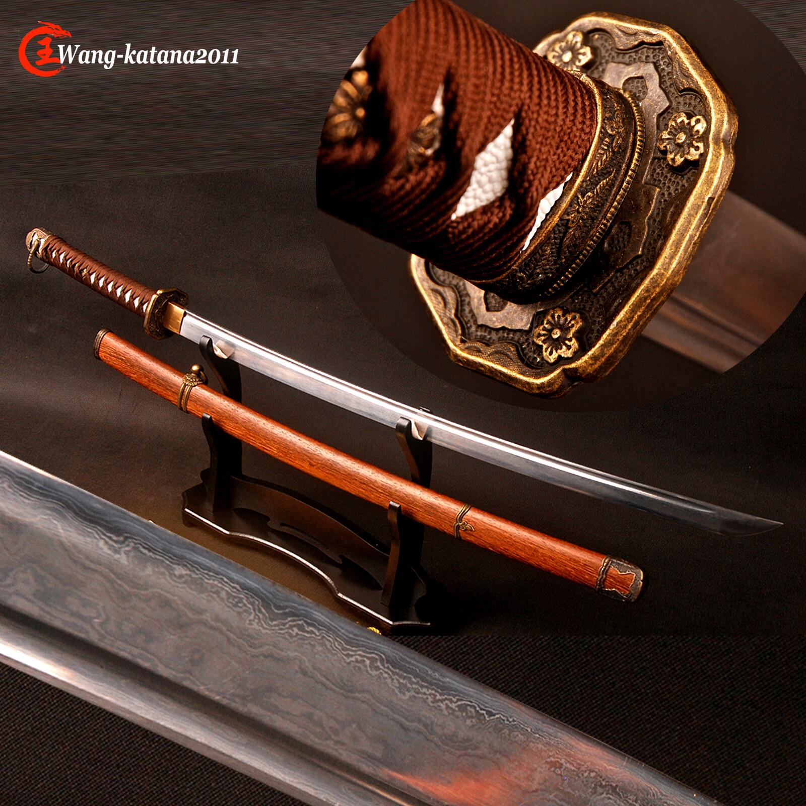 98 Official Military Gunto Saber Sword Sharp Japanese Samurai Katana FoldedSteel