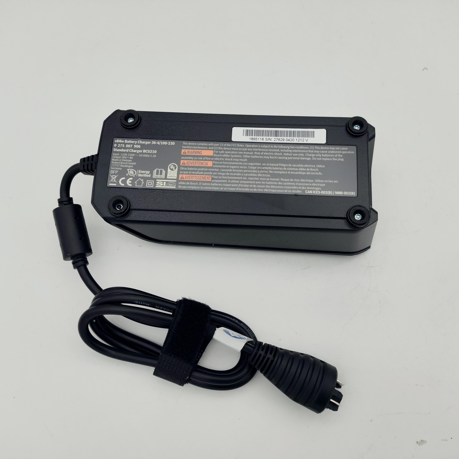 Bosch 4A 36V Standard Charger 100-230V, ((BCS210) system) for Bosch