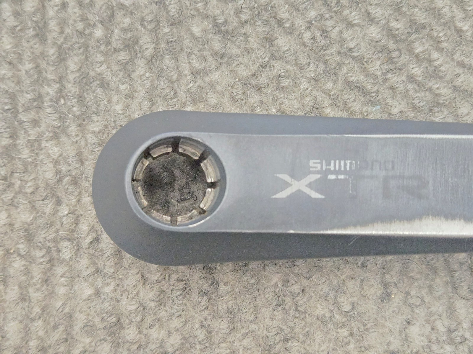 Vintage Shimano XTR FC-M951 Crankarms 180mm For Triple / Singlespeed Octalink V1