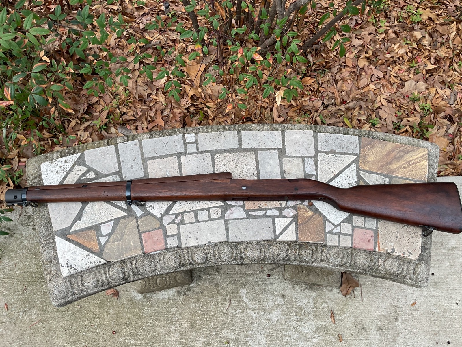 REMINGTON 1903A3 stock, handguard and hardware as shown.