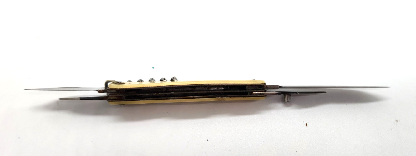 Victorinox INOX Swiss Army Cracked Ice Pocket Knife Multi Tool- Zermatt- 6 BLADE