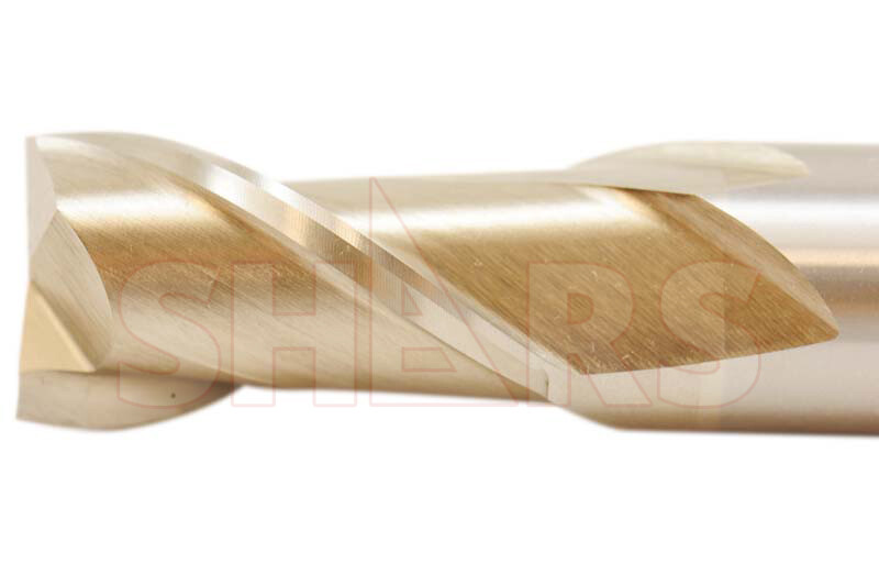 SHARS 1/2" HSS 2 Flute Single End Mill NEW !}