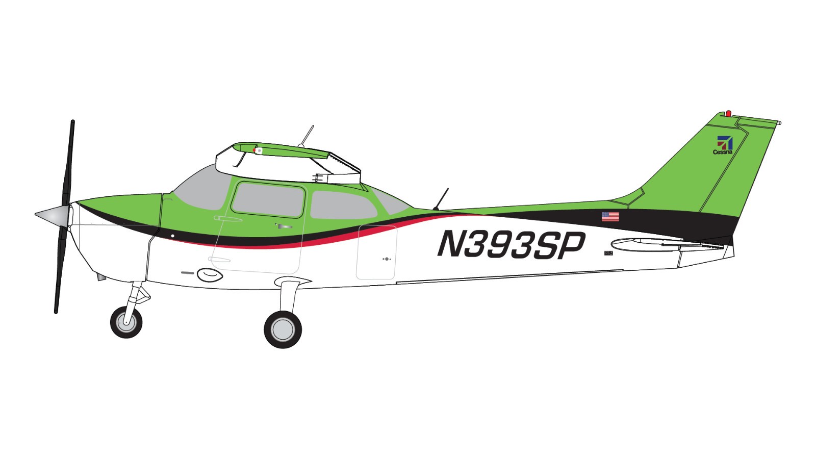 Gemini Jets 1:72 Sporty's Cessna 172S Skyhawk N393SP GGCES020 IN STOCK