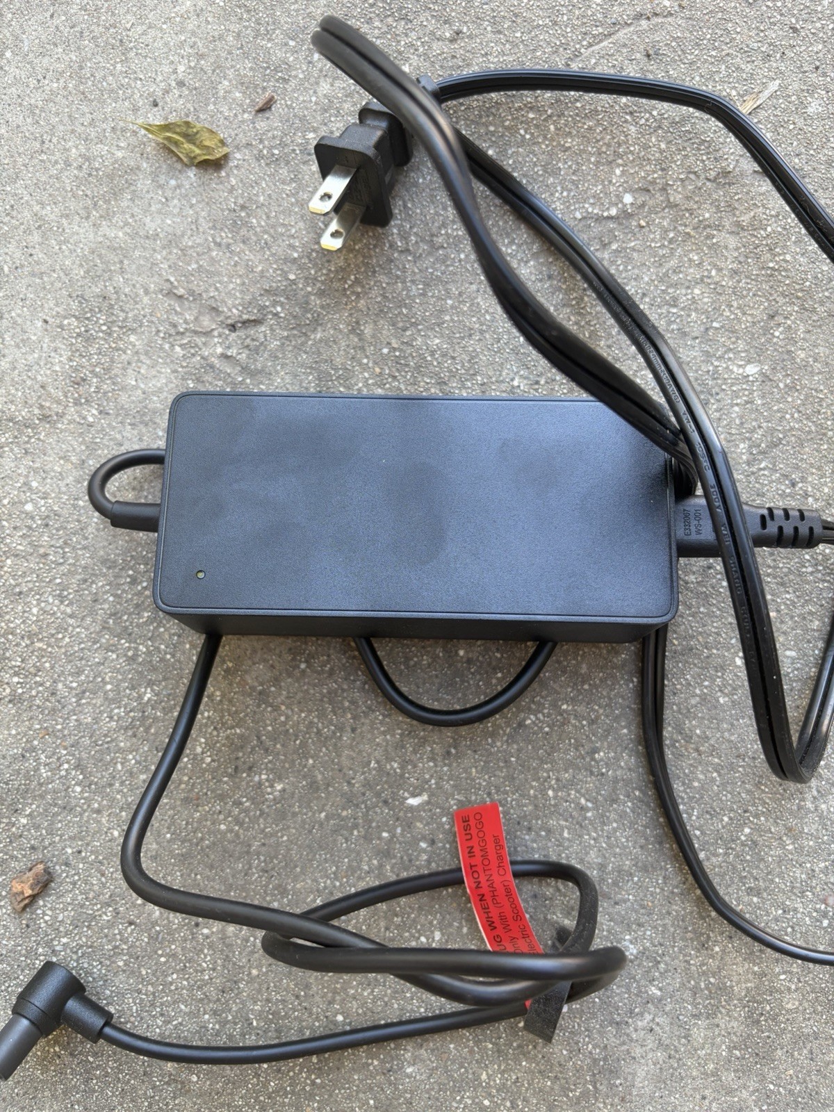 Phantomgogo A10 E-Scooter Genuine Original Charger - New Special Port