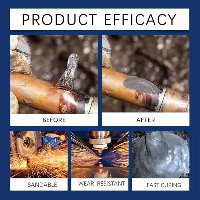 1pc Strong Foundry Glue,Metal Repair Glue, AB Metal Glue Heary Duty Weld 85ml