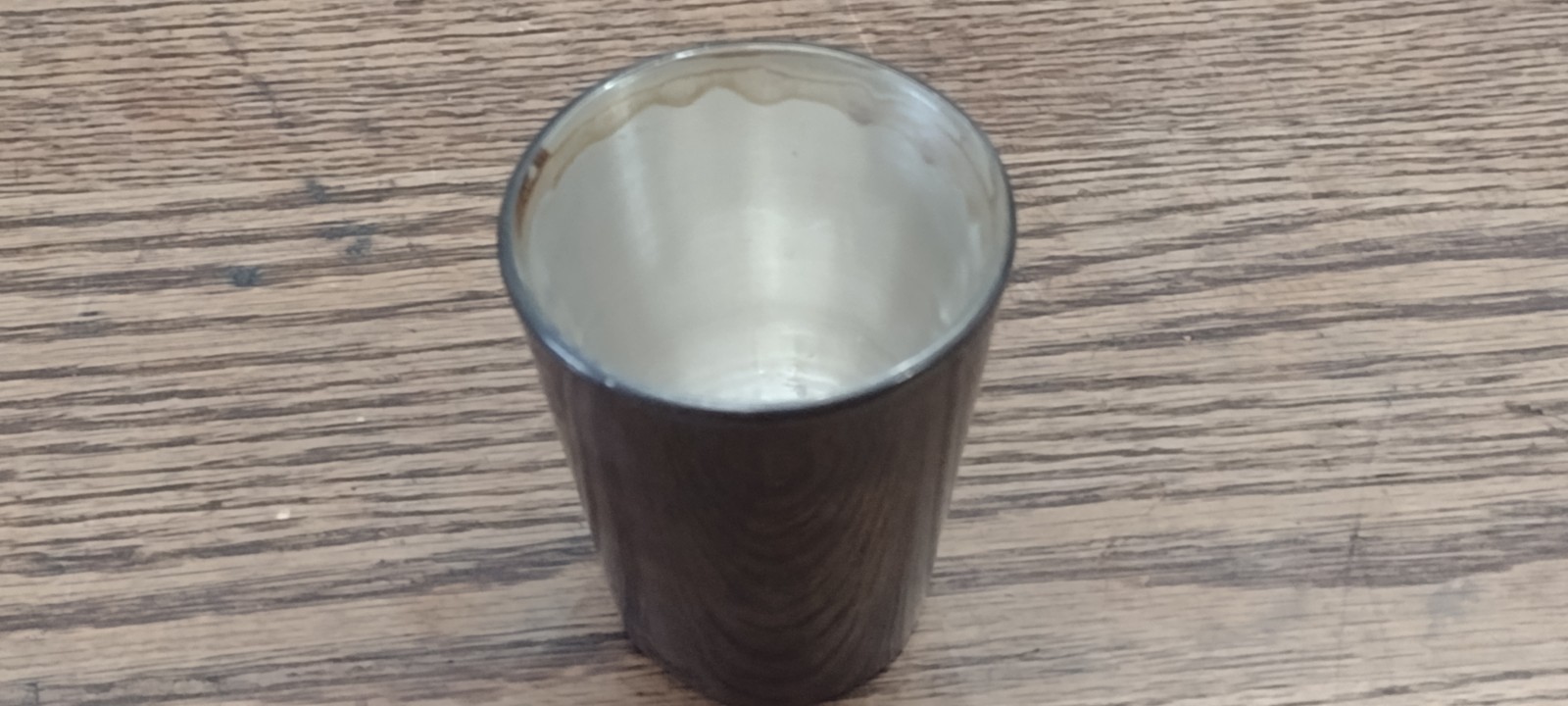 Vintage Sterling Silver Wrapped Glass Shot Glass