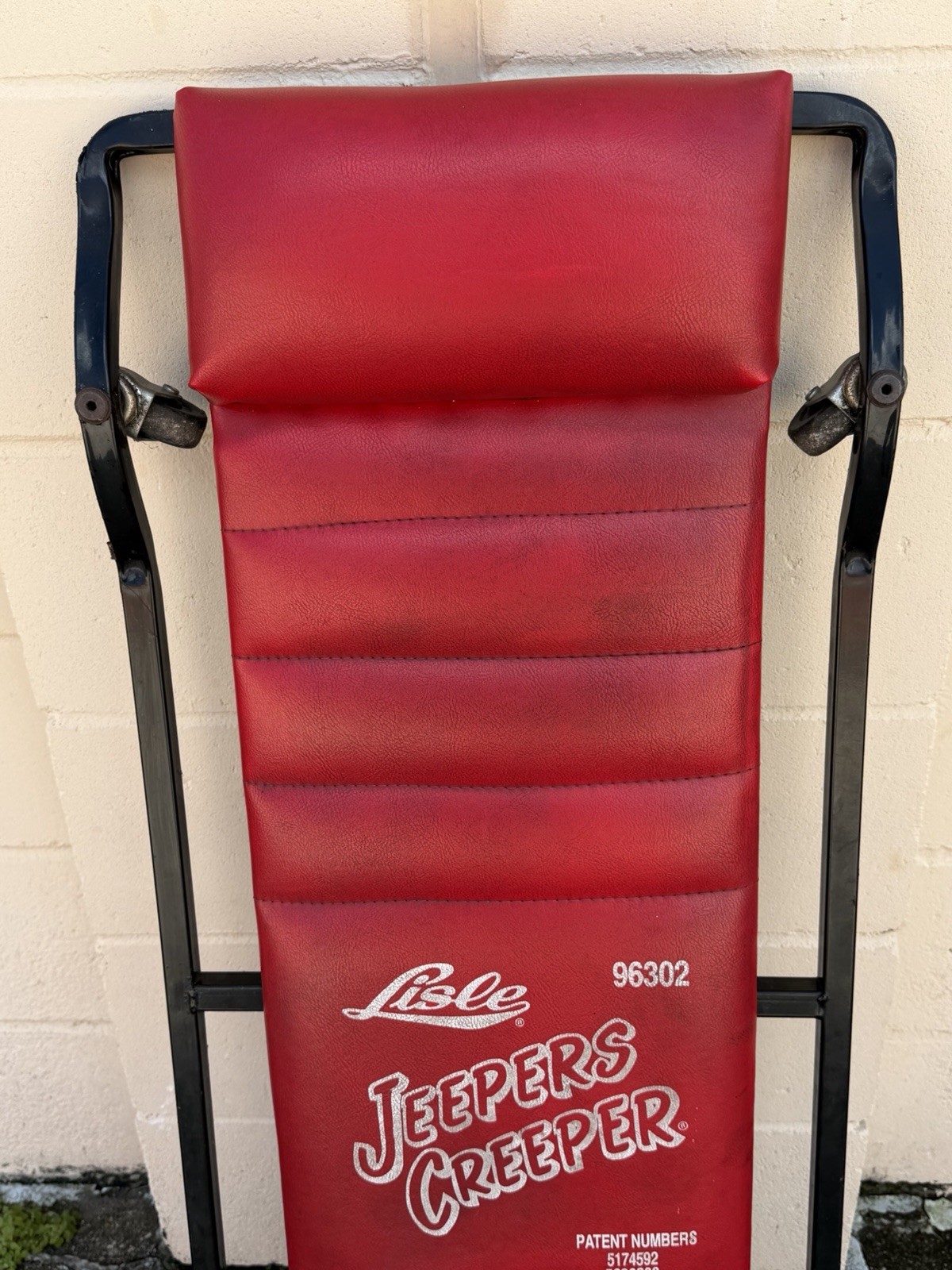 Lisle Jeepers Creeper 96032 Fully Padded Red 42” Low Profile