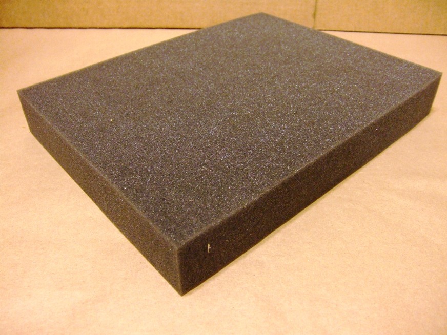 Lot 3 - Recycled Foam Gray Packing shipping Protection Medium Density Block 3x