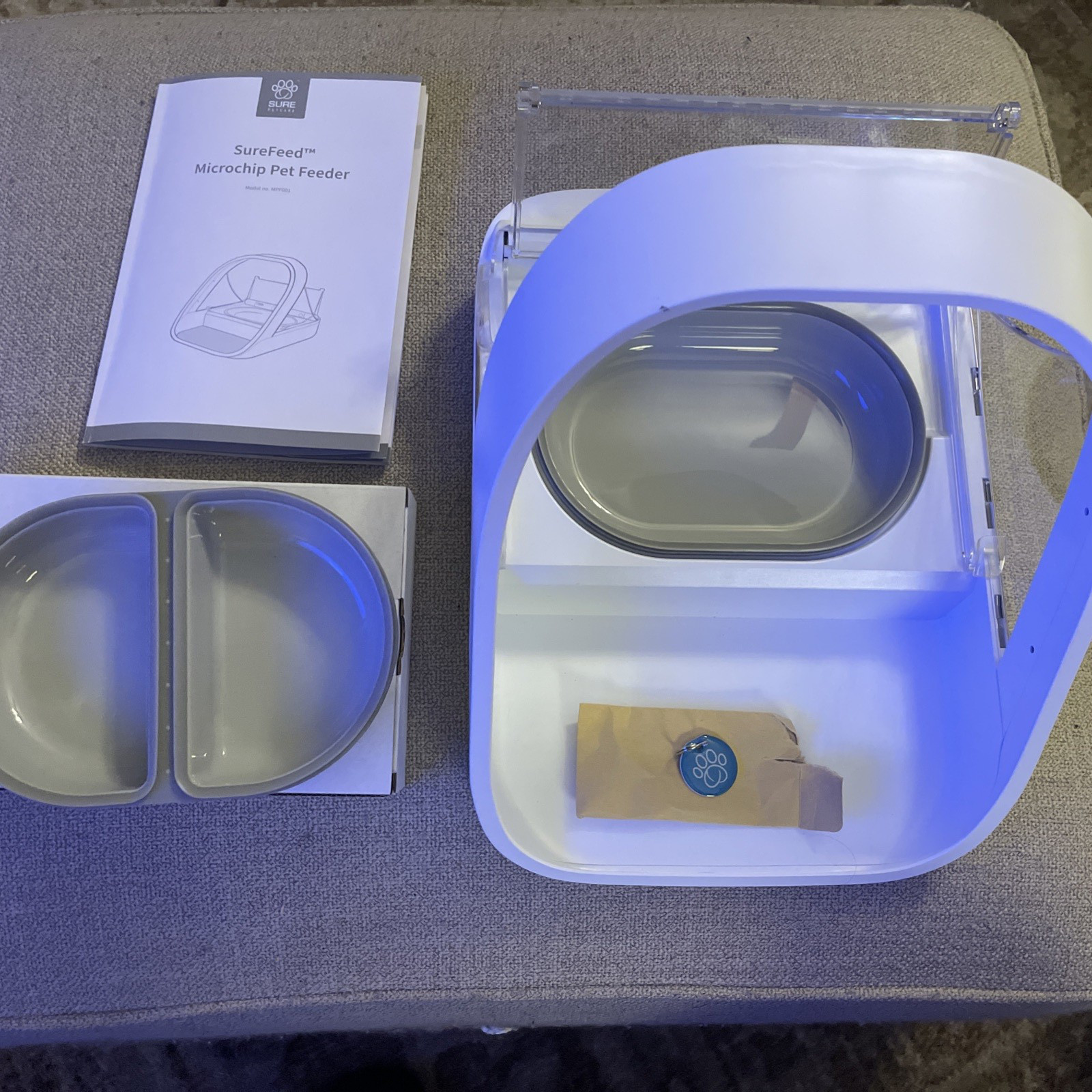 SureFeed Automatic Microchip Pet Feeder Sureflap MPF001 Video