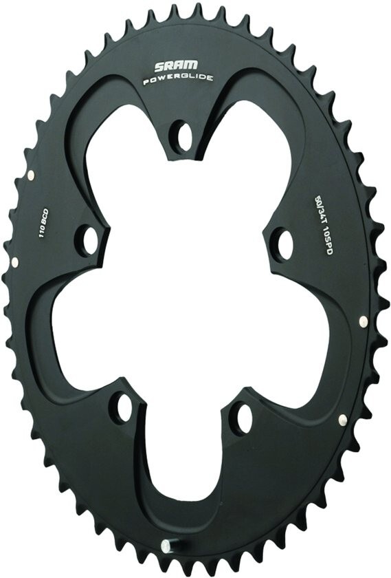 Sram Powerglide 10 Speed Chainring 50 Tooth 110 Bcd Red Force Rival (8911)