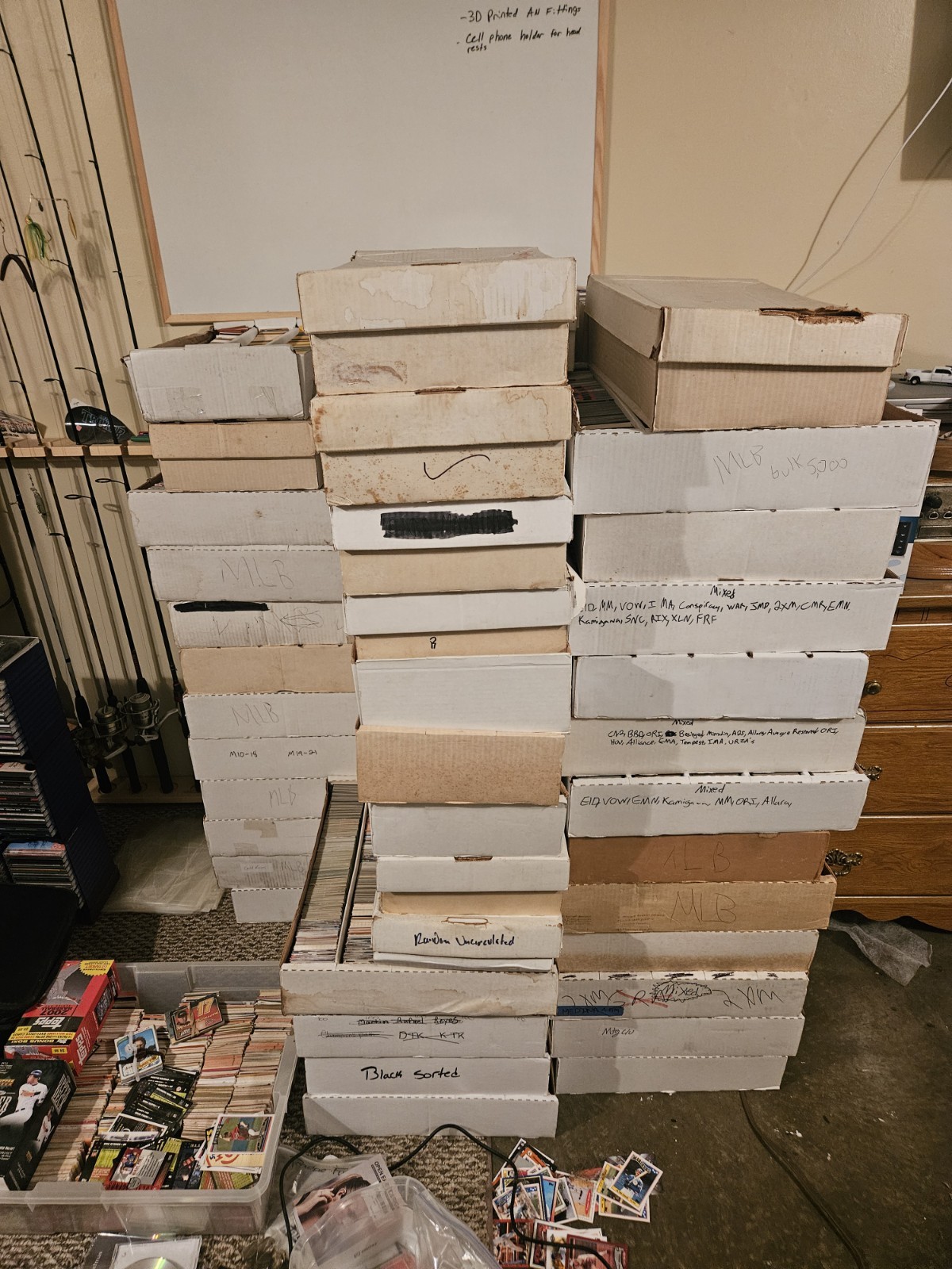 **150** Random Baseball Card Lot - Estate Sale - Massive Collection!!