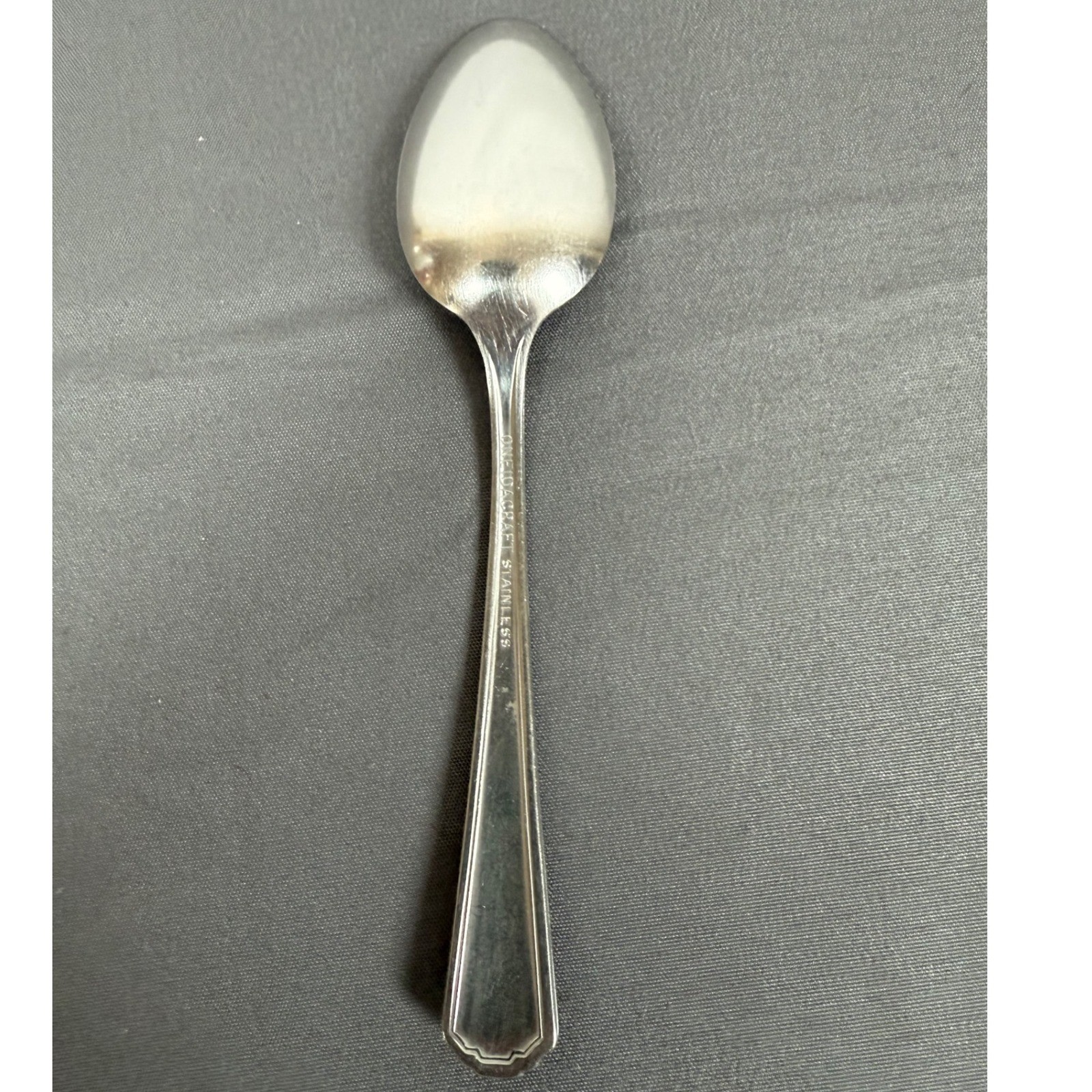 Oneida Craft stainless tea spoon silverware dining utensil