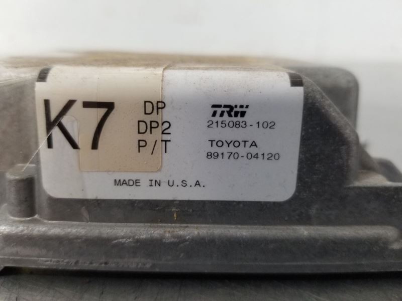 06 2006 TOYOTA TACOMA SRS BAG RESTRAINT CONTROL MODULE 8917004120