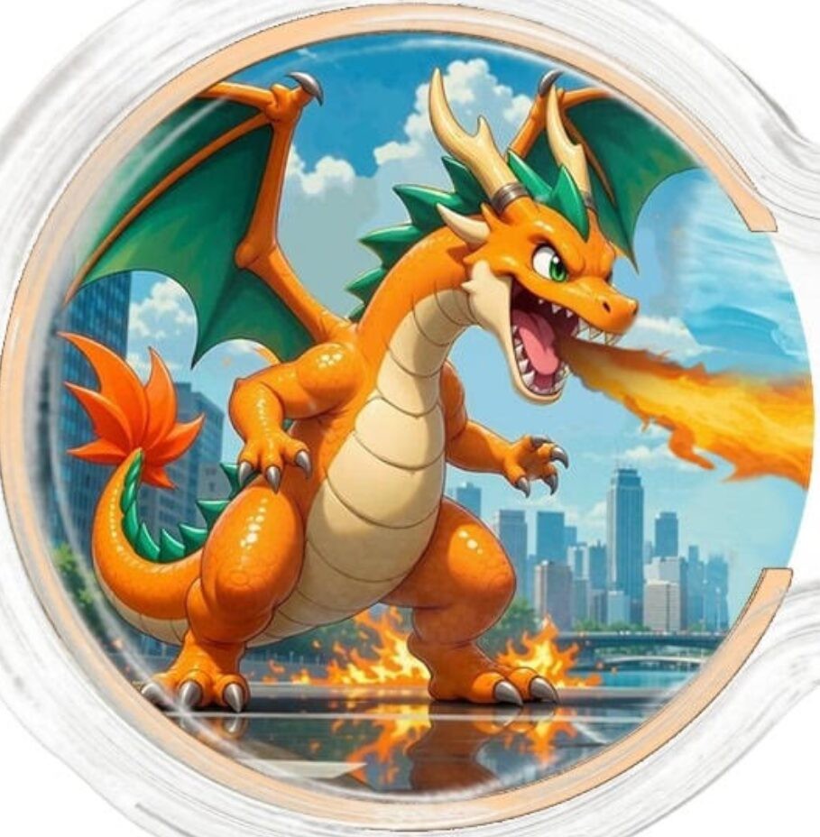 Pokemon Dual Battle Sets Series 2 x 1 oz Charizard vs Blastoise Copper Medals